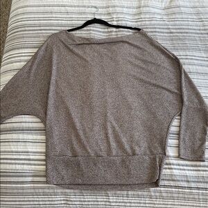 Daytrip Beige with sparkle Knit Top